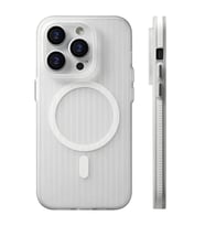 Coverzone iPhone 14 Pro ile uyumlu K?l?f Kamera Koruma �?k?nt?l? Magsafe ile uyumlu ?effaf Transparan T?rt?kl? Kenar Geometrik Summer iPhone 14 Pro ile uyumlu K?l?f (White, iPhone 14)