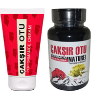 Çakşır Otu Kremi 2 Adet Hacmine Süresine Katılığına Pe.Nismasaj Kremi 50 Ml + 60 Lı Çakşır Otu Kaps