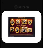 İsotronic Kişiye Özel Fotoğraf Çerçevesi – Biz Müzesi Bordo Amber Led