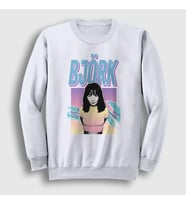 Presmono Unisex Beyaz Müzik Björk Sweatshirt 512531tt