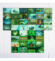 Pinterest Aesthetic Yeşil Duvar Posteri Kolaj 40 Adet 10x15 Cm