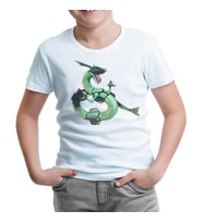 Pokemon Go - Rayquaza Beyaz Çocuk Tshirt