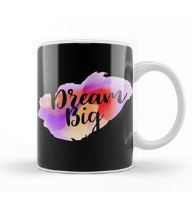 Dream Big Kupa Bardak Porselen
