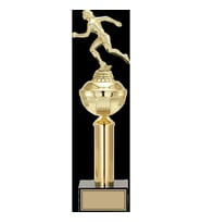 ODAK KUPA - Figürlü Kupalar - Atletizm Kadın Figürlü Kupalar FG-047 B - 42 cm