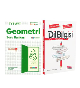 Antreman Yayıncılık TYT AYT Geometri ve AKM Dil Bilgisi Soru Bankası Seti 2 Kitap