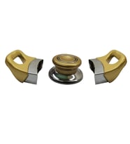 Tencere Tava Sahan Kulp ve Kapak Kulpu Altın Sarı Gold 1 Set
