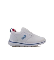 Trend Adımlar Beyaz Hafif Faylon Memory Foam Lastikli Çocuk Sneaker