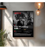 KİŞİYE ÖZEL TASARIM NETFLİX  FİLM  FOTOĞRAF ÇERÇEVESİ  21X30