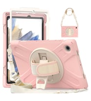 Samsung Galaxy X200 Tab A8 10.5 Kılıf Amazing Tablet Kapak - Pembe
