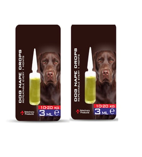 Köpek Ense Dış Damla 10- 20 kg İçin 3 ML X 2 Adet