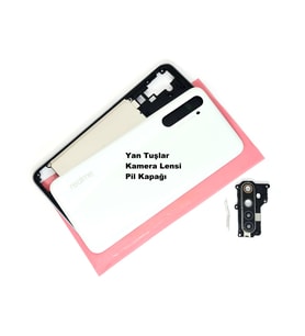 Oppo Reno 6 Kasa Arka Pil Batarya Kapağı BEYAZ