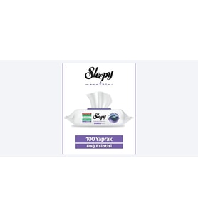 ŞeyliŞeyler - Sleepy Dağ Esintisi Yüzey Temizlik Havlusu 100 Yaprak 1 Paket