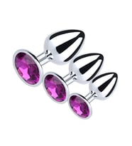 Fastieshop Çelik  Plug - 3'lü Set (Metal)