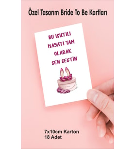 Hsn Bekarlıga Veda Bride To Be Kartları 18 Adet
