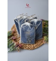 Hediyelik Tül Keseli Kadife Yasin ve İnci Tesbih Seti 5 Adet (Lacivert)
