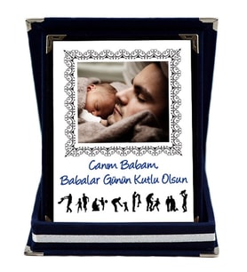 Canım Babam Babalar Günü Hediyesi Fotoğraflı Plaket