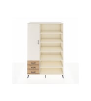 Hyperion Dolap 9 Raflı 3 Çekmeceli 3 Kapaklı 132x44x195 Aytaşı-Aytaşı/Çam