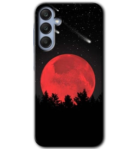 Galaxy A25 Kılıf HD Desen Baskılı Kılıf - Kanlı Ay