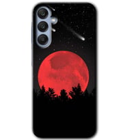 Galaxy A25 Kılıf HD Desen Baskılı Kılıf - Kanlı Ay