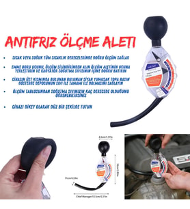 Antifiriz Ölçme Aleti Cihazı Elips Antifiriz Ölçüm Bomesi
