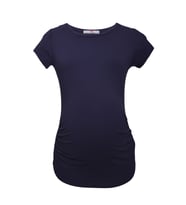 LuvmaBelly  Maternity 2009_2015 Pamuklu Hamile (9 Renk Mevcut) T-shirt (Lacivert)
