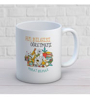 Kişiye Özel Meslek Fen Bilgisi Öğretmeni Hediyelik Kupa Bardak 1Adet