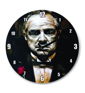 Cakatablo The Godfather Vaftiz Babası Duvar Saati
