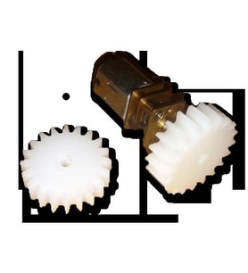 22mm Plastik Dişli ( 3mm D Tipi Milli N20 Motora Uygun)