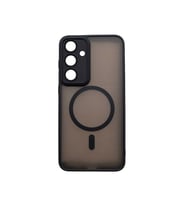 Samsung Galaxy S24 Fe Kılıf Kamera Lens Korumalı Renkli Mat Silikon Rlx (Siyah)