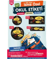 Okul Etiketi Jurassic Park Kalem Defter Etiketi Özel İsim Yazılabilen Etiket Seti - İsim Etiketi-T578-OE94
