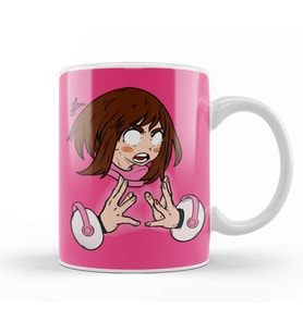 My Hero Academia Uraraka Faces Kupa Bardak Porselen