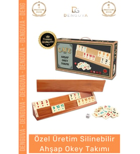 #OkeyTakımı Ahşap Dayanıklı Hijyenik Leke Tutmaz Kaliteli Kahveci Kafe Okey Takımı