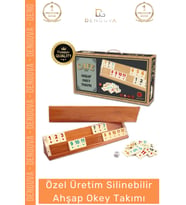 #OkeyTakımı Ahşap Dayanıklı Hijyenik Leke Tutmaz Kaliteli Kahveci Kafe Okey Takımı