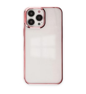 Apple İphone 14 Pro Max Kılıf Element Silikon - Pembe