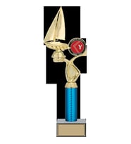 ODAK KUPA - Figürlü Kupalar - Yelken Figürlü Kupalar FG-017 A - 42 cm