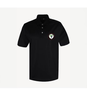 Çal Belediyespor Logolu Siyah Polo Yaka T-Shirt
