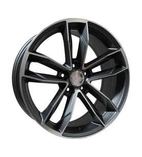 AKD-A5232-04 8.0x18" 5x112 ET42 66.45 Gun Machined 18 İnç Jant Takımı (4 Adet)
