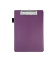 Sekreterlik,A5 Küçük Boy,Kapaksız,A5 Clipboard Vegan Suni Deri,17,5x24,5 cm.,Lila/Mor (Lila - Mor)