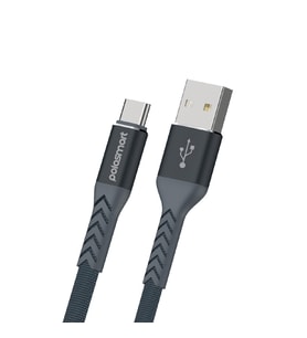 Polosmart PSM116 Type-C Şarj ve Data Kablosu 1.2 Metre Gri