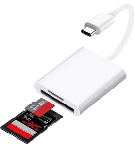 iPhone 15 Uyumlu Type-c Kart Okuyucu SD Kart Adaptörü TF Kart Okuyucu Disk Adaptörü Mobil Kart Okuyucu Hızlı Aksesuarları Bağlayın