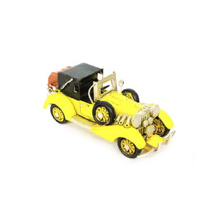 Dekoratif Metal Araba Vintage Biblo Ev Ofis Hediyelik