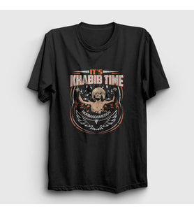Presmono Unisex Siyah Time Ufc Khabib Nurmagomedov T-Shirt 312948tt