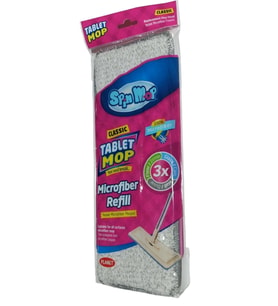 3'lü Spin Mop Tablet Bezi Seti, Pratik Temizlik İçin Hızlı ve Kolay