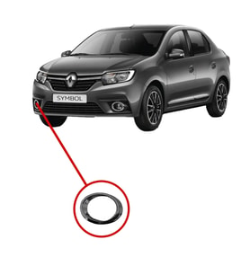 Clio 2-II Symbol Joy Sağ Sis Far Kapak Siyah - 261A26007R