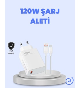 120 Watt Turbo Şarj Cihazı Redmi Note 10 11 12 Uyumlu