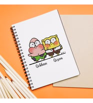 Sünger Bob & Petrick Tasarımlı Defter Kişiye Özel