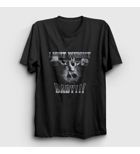 Presmono Unisex Siyah Light Weight Baby Gym Spor Ronnie Coleman T-Shirt 360150tt