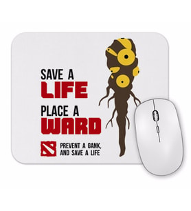 Dota 2 Save A  Life Mouse Pad