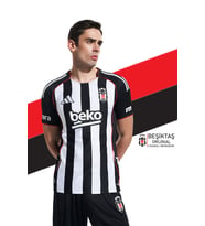 Beşiktaş Orijinal Lisanslı 25/26 Siyah Beyaz Çubuklu Forma