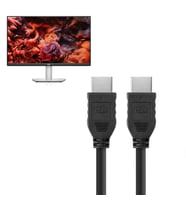 Hdmi Kablo 1.5mt 4K Full HD Premium Yüksek Hızlı Dell Monitör Görüntü Kablosu (Siyah)